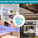 LIAOINTEC Profil aluminiowy LED, 6 x 1 m, w kształcie litery V
