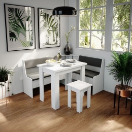 Ławka narożna do jadalni Roman Biały 43.5 x 43.5 cm Vicco