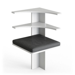 Ławka narożna do jadalni Roman Biały 43.5 x 43.5 cm Vicco