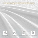 Materac topper 160x200x7,5 cm dwustronny H5/H6 żelowy pianka oddychający