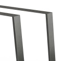 Nogi do stołu Czarny 80 x 72 cm Trapezoidalny Vicco