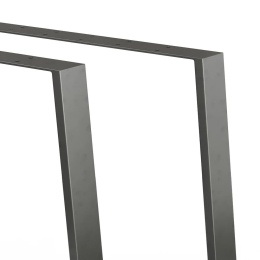 Nogi do stołu Czarny 80 x 72 cm Trapezoidalny Vicco