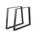 Nogi do stołu Czarny 80 x 72 cm Trapezoidalny Vicco