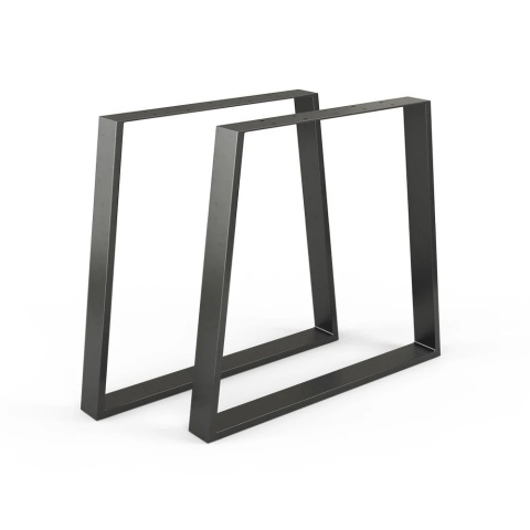 Nogi do stołu Czarny 80 x 72 cm Trapezoidalny Vicco