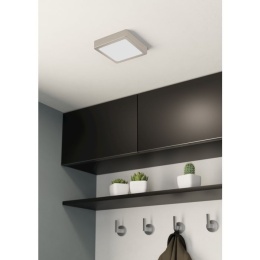 Plafon EGLO Lampa sufitowa LED Fueva 5 3000K nikiel mat oprawa natynkowa