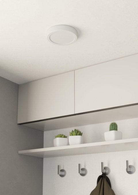 Plafon LED 10,5W 3000K 16 cm Eglo Fueva 5 Biały LED oprawa natynkowa
