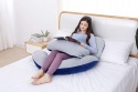 Poduszka ciążowa – ergonomiczna na całe ciało do odciążenia pleców i brzucha 3 w 1