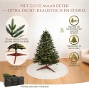 Pure Living Choinka sztuczna 90 cm realistyczna gęsta drewniany stojak