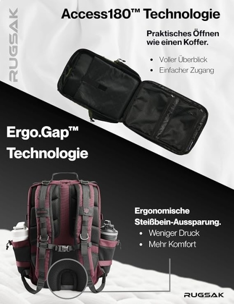 RUGSAK ALPHA plecak taktyczny [20-45 l], wodoszczelny i bardzo wytrzymały, wojskowy