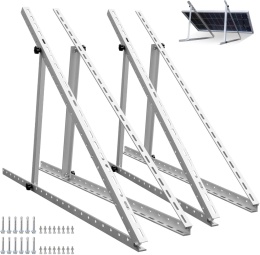 Regulowany uchwyt wspornik panelu słonecznego fotowoltaiki 1180 mm (4 szt.)