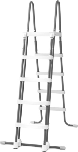 Solidna drabina z podestem wysoka 132cm do basenu INTEX NOWA 5 STOPNI