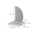 Toaletka Sherry Biały wysoki połysk 81.4 cm Vicco ( bez lustra)