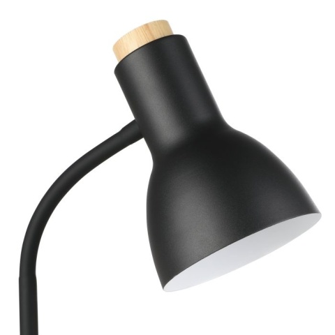 VERADAL-QI Lampa stołowa EGLO 45 CM DREWNO I STAL LADOWANIE BEZPRZEWODOWE