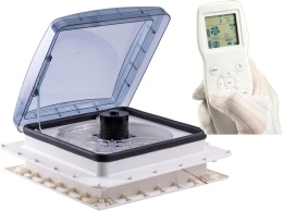 WENTYLATOR DACHOWY OKIENNY RV DO KAMPERA LED WYCIĄGOWY