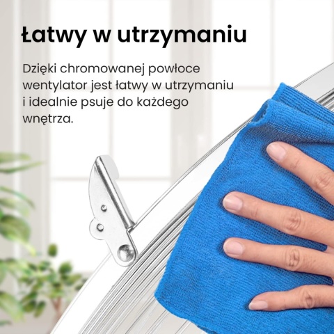 WENTYLATOR DOMOWY PROBREEEZE 120W 50 CM DUŻY WIATRAK CHŁODZĄCY PODŁOGOWY