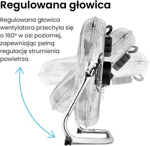 WENTYLATOR DOMOWY PROBREEEZE 120W 50 CM DUŻY WIATRAK CHŁODZĄCY PODŁOGOWY