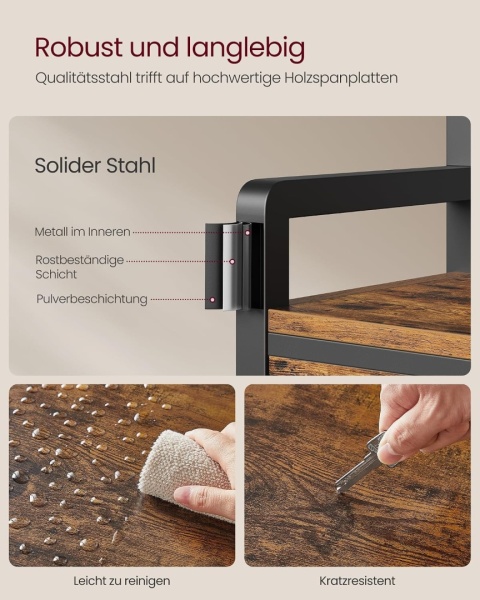 Wieszak na ubrania z ławką buty, szafa, schowek buty, 2 szuflady