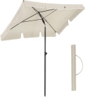 parasol przeciwsłoneczny 200 x 125 cm beżowy