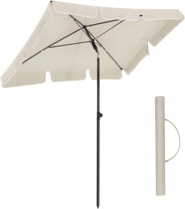 parasol przeciwsłoneczny 200 x 125 cm beżowy
