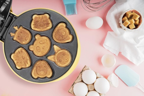Bestron Gofrownica do Mini-Ciasteczek z Motywami Zwierzęcymi, Wafle