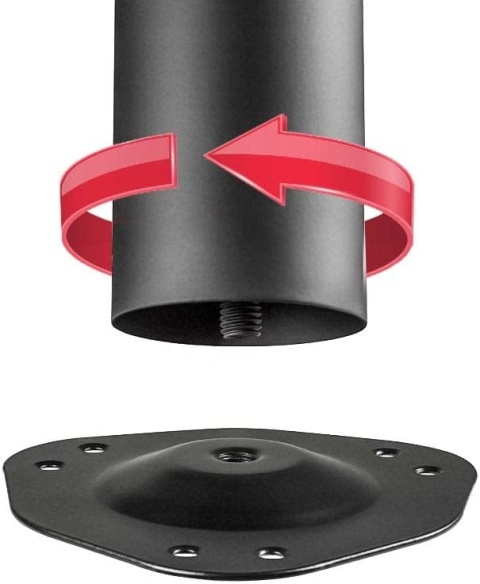 CZARNE NOGI DO STOŁU BIURKA Z REGULACJĄ 710MM 71CM 4 SZT