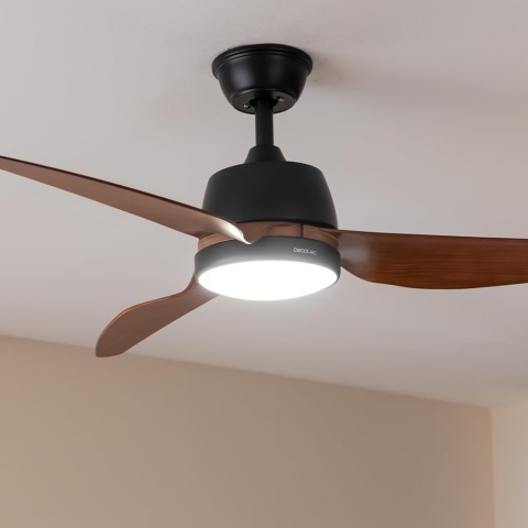 Cecotec - EnergySilence Aero 5250 BlackWood wentylator sufitowy ze światłem - 62W PILOT