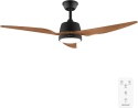 Cecotec - EnergySilence Aero 5250 BlackWood wentylator sufitowy ze światłem - 62W PILOT