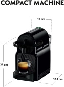 EKSPRES KAPSUŁKOWY NESPRESSO INISSIA EN80.B 1260 W/19 bar Czarny
