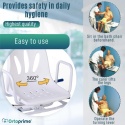 FOTEL OBROTOWY DO WANNY 360 DLA DOROSŁYCH SIEDZISKO PRYSZNICOWE BEZPIECZEŃ