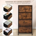 KOMODA Z SZUFLADAMI RETRO VINTAGE 4 SZUFLADY Z UCHWYTAMI DO SYPIALNI SALONU