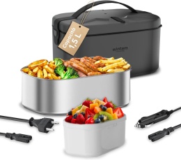 LUNCH BOX bbox ELEKTRYCZNY PODGRZEWACZ OBIAD 230/12/24V + TORBA TERMICZNA