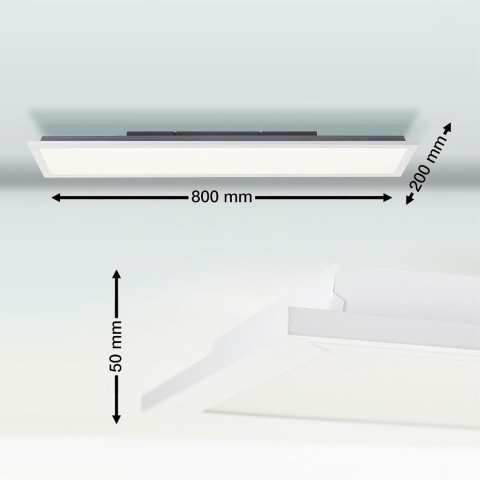 Lightbox Basic panel montażowy LED, 80 x 20 cm, możliwość ściemniania za pomocą pilota