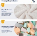 MAXYOYO Pufa dla dorosłych i dzieci – miękkie sztuczne futro 86gł. x 95szer. x 80wys