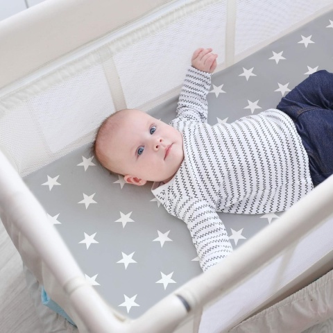 Materac składany Mata podróżna Roba Little Stars 60x120 cm + torba