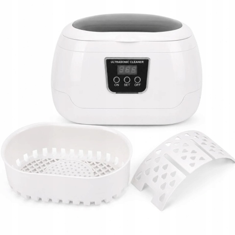 Myjka Ultradźwiękowa Sterylizator Mycie Narzędzi Biżuterii 35W GT-F5 600ml