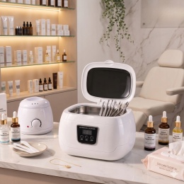 Myjka Ultradźwiękowa Sterylizator Mycie Narzędzi Biżuterii 35W GT-F5 600ml
