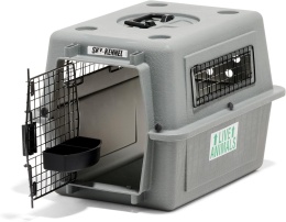 Petmate Transporter lotniczy Beeztees 715563 53 x 40 x 38 cm, szary IATA