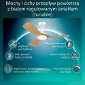 Philips Lampa sufitowa z wentylatorem 30W+24W 3000/4300/6500K 106cm biała