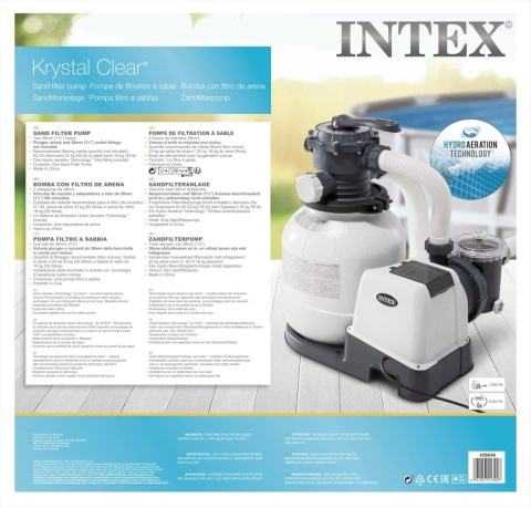 Pompa piaskowa 10500 L z Hydroareacją-26648 Intex