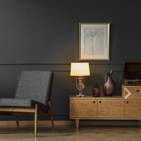 Relaxdays Lampa stołowa nowoczesna, lampka dotykowa, s3 stopnie ściemniania,