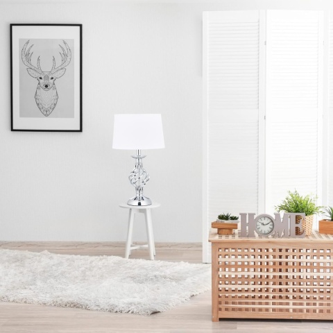Relaxdays Lampa stołowa nowoczesna, lampka dotykowa, s3 stopnie ściemniania,