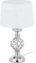 Relaxdays Lampa stołowa nowoczesna, lampka dotykowa, s3 stopnie ściemniania,