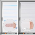 Roleta Sekey Dzień i noc 55 x 120 cm szara