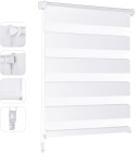 Roleta Sekey Dzień i noc 55 x 120 cm szara