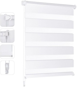 Roleta Sekey Dzień i noc 55 x 120 cm szara