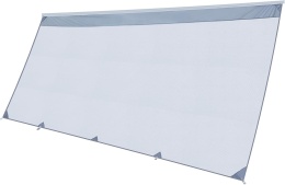 Ścianka Cieniująca do Markizy 375cm Panel Przód Osłona Przeciwsłoneczna