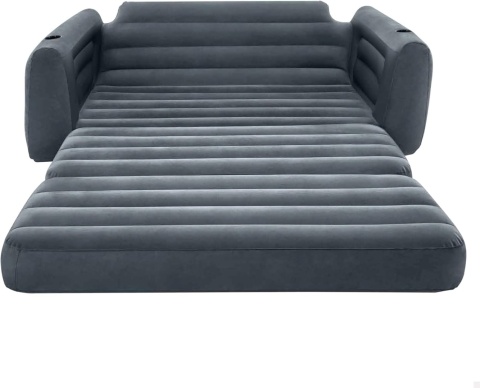 Sofa dmuchana rozkładana duże łóżko materac 2w1 INTEX 66552