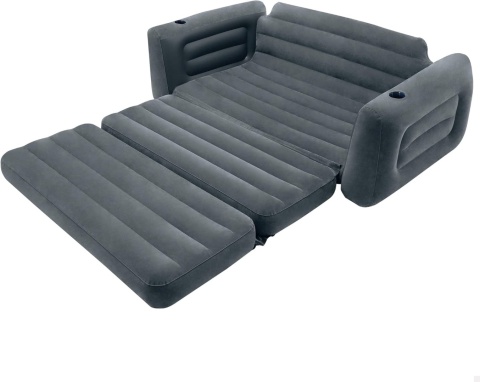 Sofa dmuchana rozkładana duże łóżko materac 2w1 INTEX 66552