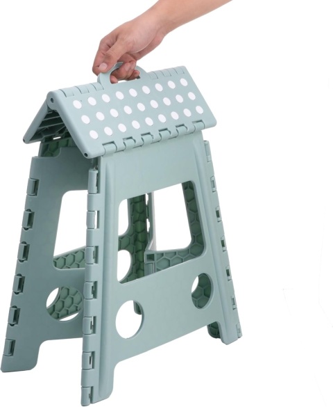 TABORET STOŁEK SKŁADANY ANTYPOŚLIZGOWY KRZESŁO PODEST SCHODEK 150KG 40CM