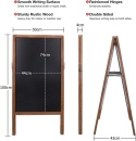 Tablica Unho Zewnętrzna dwustronna magnetyczna 50x100cm brązowa